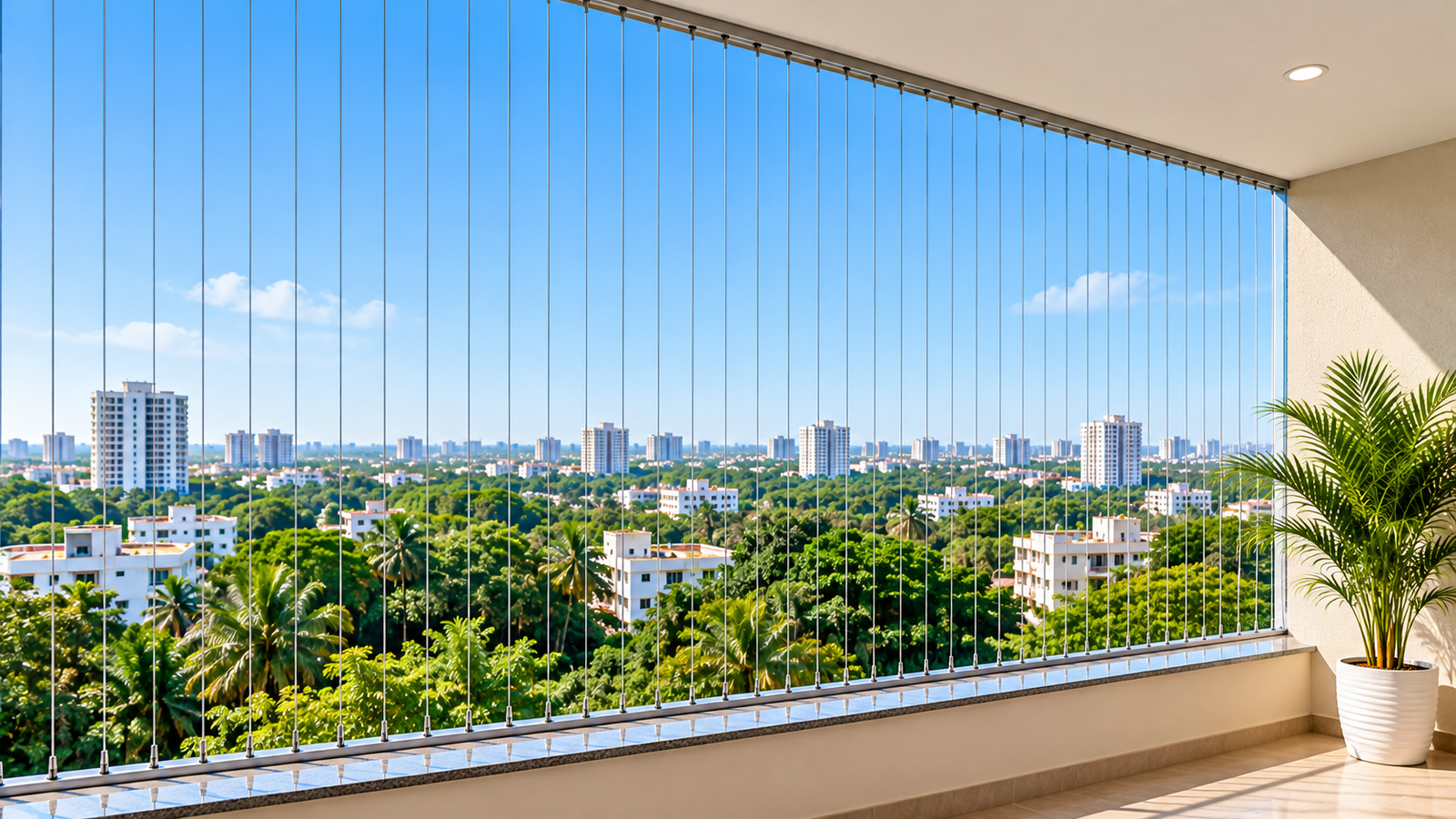 Balcony Invisible Grills